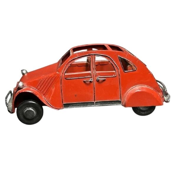 Citroen 2CV Street Classics 1:12 Scale Model Diecast Replica, Red - Picture 3 of 9